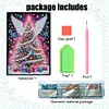 (US Local)50-Page A5 Christmas Tree Diamond Painting Notebook for Adult Holiday Gift