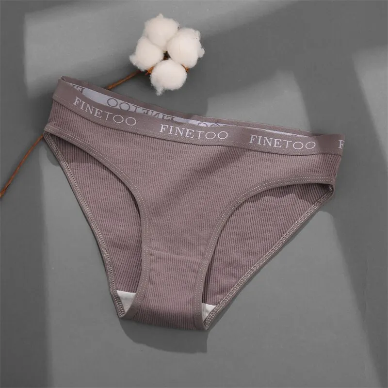 Billionm Cotton Thread Panties for Women Low Waist Sexy Briefs Female Underpants Solid Color Underwear Women's Intimates Lingerie