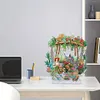 >SALE<Acrylic Garden Rocking Chair Desktop Diamond Art Kits for Home Office Decor