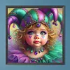 Diamond Painting-5D Full Round Drill Clown(40*40 CM)