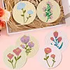 8pcs/set Diamond Painting Bouquet Coaster Cup Cushion Home Decor