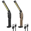 COB XPE Flashlight 400 Lumens Managetic Work Light 7 Gear for Outdoor Car Repair