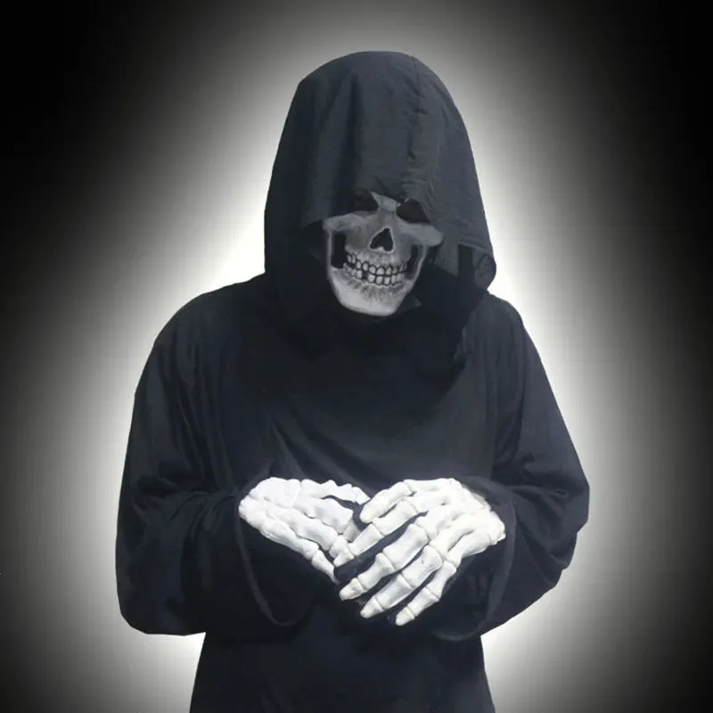 Beduvely Black Skull Robe