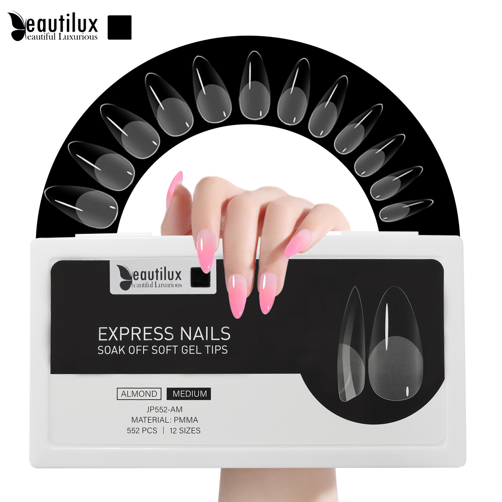 CAPSULE NAILS 552pcs|ALMOND|MEDIUM