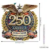 250th Anniversary of US Eagle DIY Acrylic Diamond Painting Hanging Kit Special Shape Crystal Rhinestone Art Pendants Single Side Drill for Adults Gift Home Wall Or Window Decor