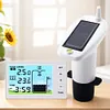 Ultrasonic Water Tank Liquid Level Meter with Temperature Sensor Time Display