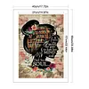 Book Girl-11CT Stamped/Counted Cross Stitch 45*65cm/17.72*25.59in (Big Size)