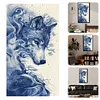 (US Local)Wolf -11CT Stamped Cross Stitch Kit(40x70cm)