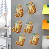 DIY Special Shape Diamond Art Fridge Magnets Sticker Kit(Lemon Tea)