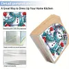 Acrylic Winter Snowman Diamond Painting Paper Towel Napkin Holder for Art Crafts
