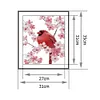 Animals-14CT Stamped Cross Stitch Kit(31*35cm)