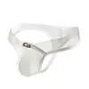 Men's Nylon Belt Ice Silk Wide Belt Thong U Convex Underwear
