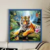Tiger - 11CT Stamped Cross Stitch - 40*40cm - Animal