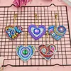 5pcs DIY Full Special Shaped Love Heart Diamond Painting Keychain Pendant