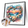 (US Local)Paint By Numbers Kit On Canvas DIY Oil Art Ocean Picture Home Wall Decor40x40cm