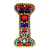 26 Letters 1pc Diamond Painting DIY Keychain Women Girl Bag Keyring Pendant Gift