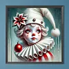Diamond Painting-5D Full Round Drill Clown(40*40 CM)