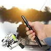 Mini Pocket Pen Shape Travel Fishing Rod Telescopic Fishing Rod Reel Combo Set