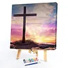 Cross-Paint by Numbers Acrylic Painting 20*20cm
