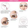 Kit de pochoirs &agrave; sourcils en silicone