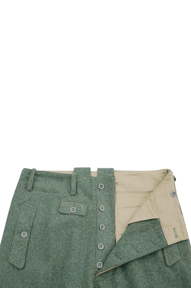   Elite German M1944 Field Grey Wool Trousers German-Uniform