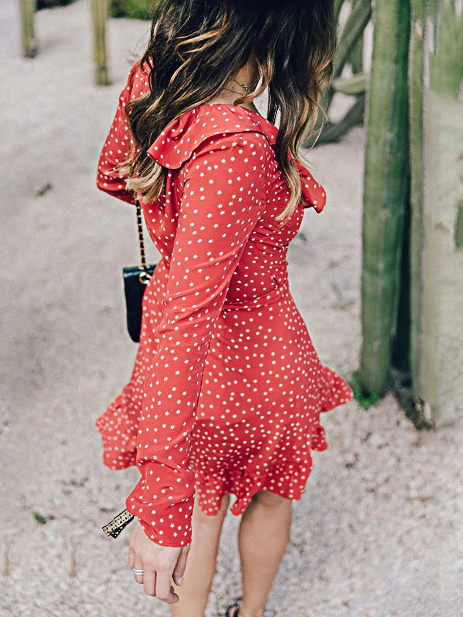 Casual Falbala Dress