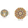 Diamond Painting Double-Layer Dog Mandala Refrigerator Magnet 360 Rotating Magnetic Refrigerator Sticker