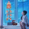DIY Diamond Painting Double Sided 3D Wind Chime Xmas Pendant  Hanging Kit