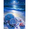 Beach starfish and shells-Full Round Diamond Painting 30*40CM