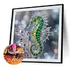 Diamond Painting -DIY Round Drill Emerald Seahorse(40x40cm)