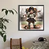 Peinture au diamant de perceuse ronde de baseball-40*40cm