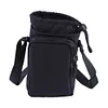 Crossbody Water Bottle Bag Adjustable Strap with Front Pocket for Hiking Camping