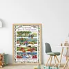 (Counted/Stamped)Rich Pastoral Seasons-14CT Cross Stitch 38*58cm/14.96*22.83in