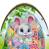 (US Local)3D Wooden Easter Egg Rabbit Special Shaped Diamond Painting Lamp Desk Decor Kits