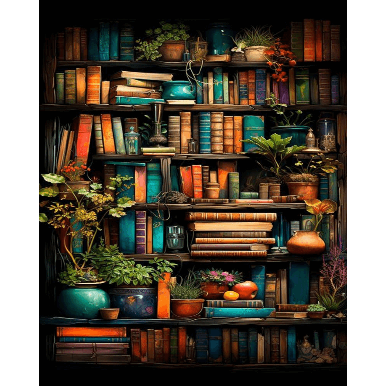 Books-Paint by Numbers