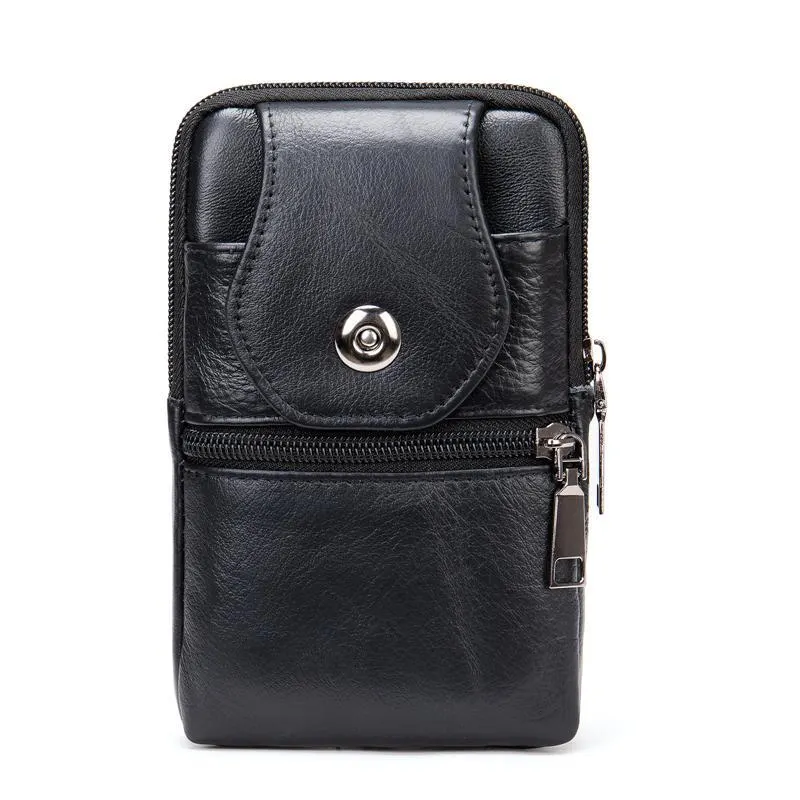 Mens Outdoor Casual Vintage Durable Casual Belt Bags