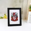 16pcs Demon DIY Mini Round Diamond Painting Set 12x17cm