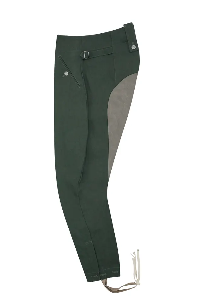   Wehrmacht M1943 HBT Reed Green Mounted Troops Riding Breeches German-Uniform