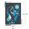 Diamond Painting -DIY Round Drill Snowflake Fairy(50X60CM)