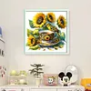 Bird Teacup-14CT Counted Cross Stitch Kit(40x40cm)