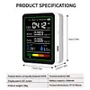 5 In 1 Formaldehyde Monitor Carbon Dioxide Detector Home Air Quality Monitor