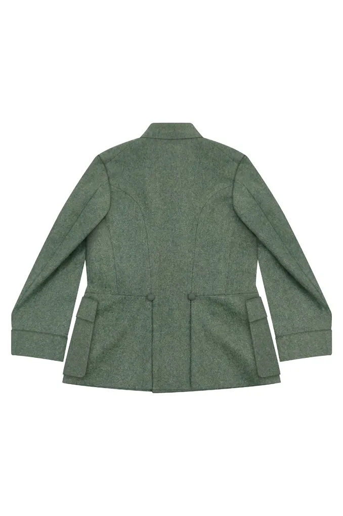   Reissued Dutch EM Field Grey Wool Field Tunic Jacket By German IV German-Uniform