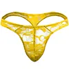 Men's Sexy Lace G-String Underwear Seamless Transparent Thong