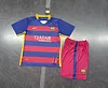 2015/2016 Retro Kids Size Barcelona Home Football Shirt 1:1 Thai Quality