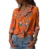 Woman Blouse Is Thin And Elegant Chiffon Shirt