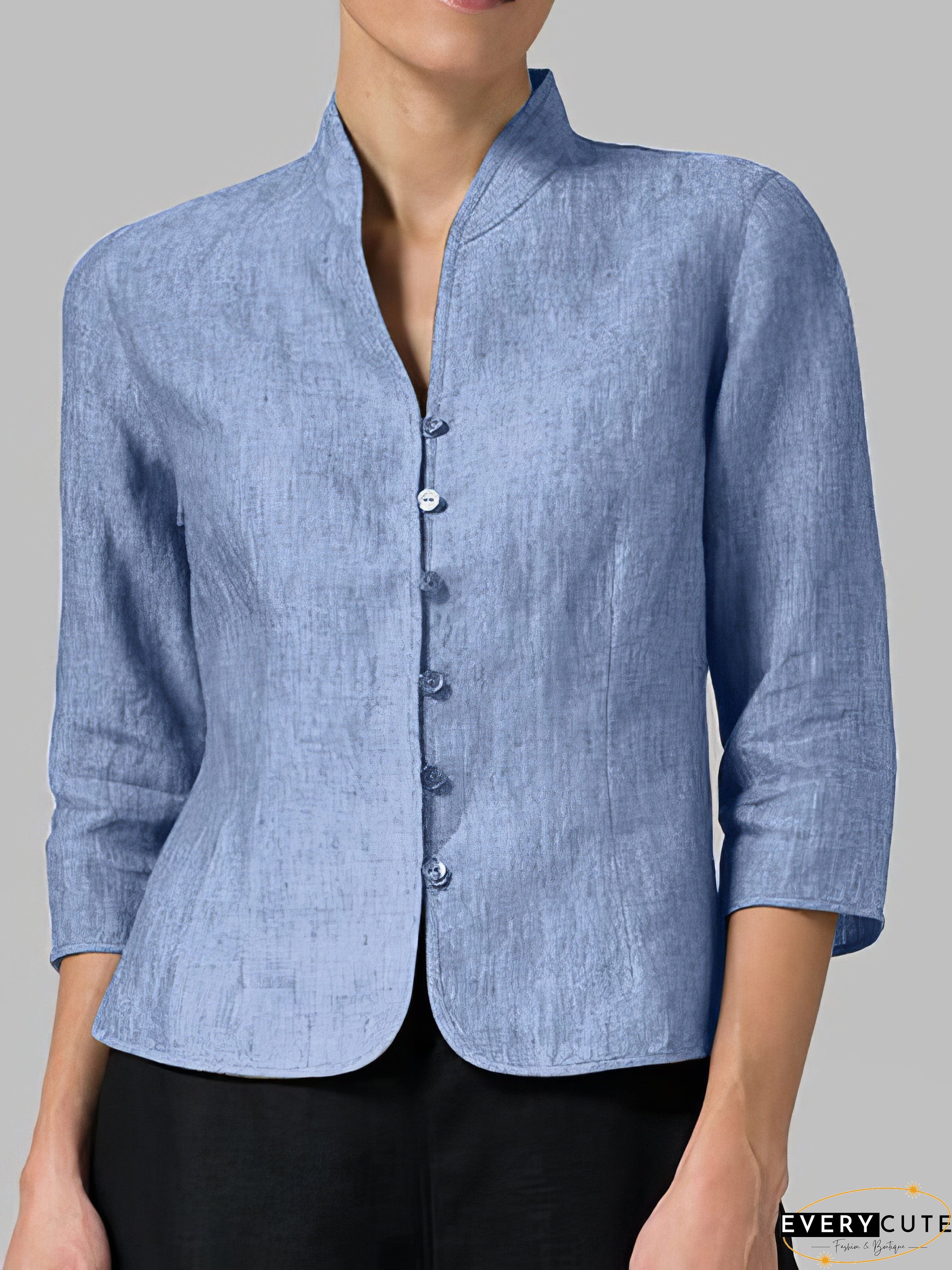 Elegant Cotton Linen Top