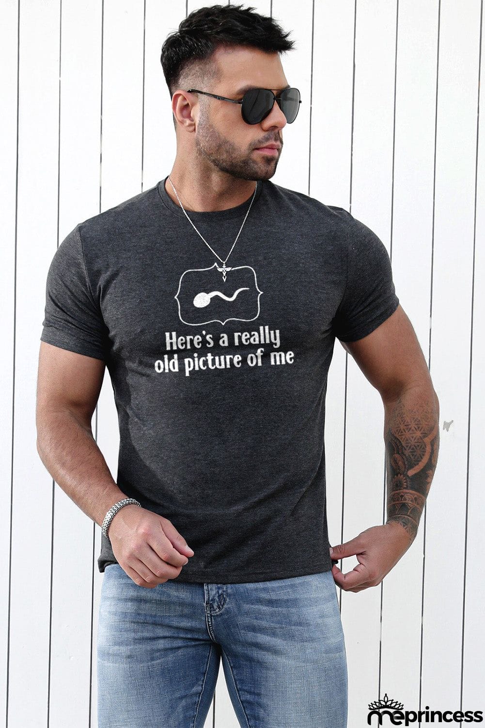 USA Flag Print Men's Tee