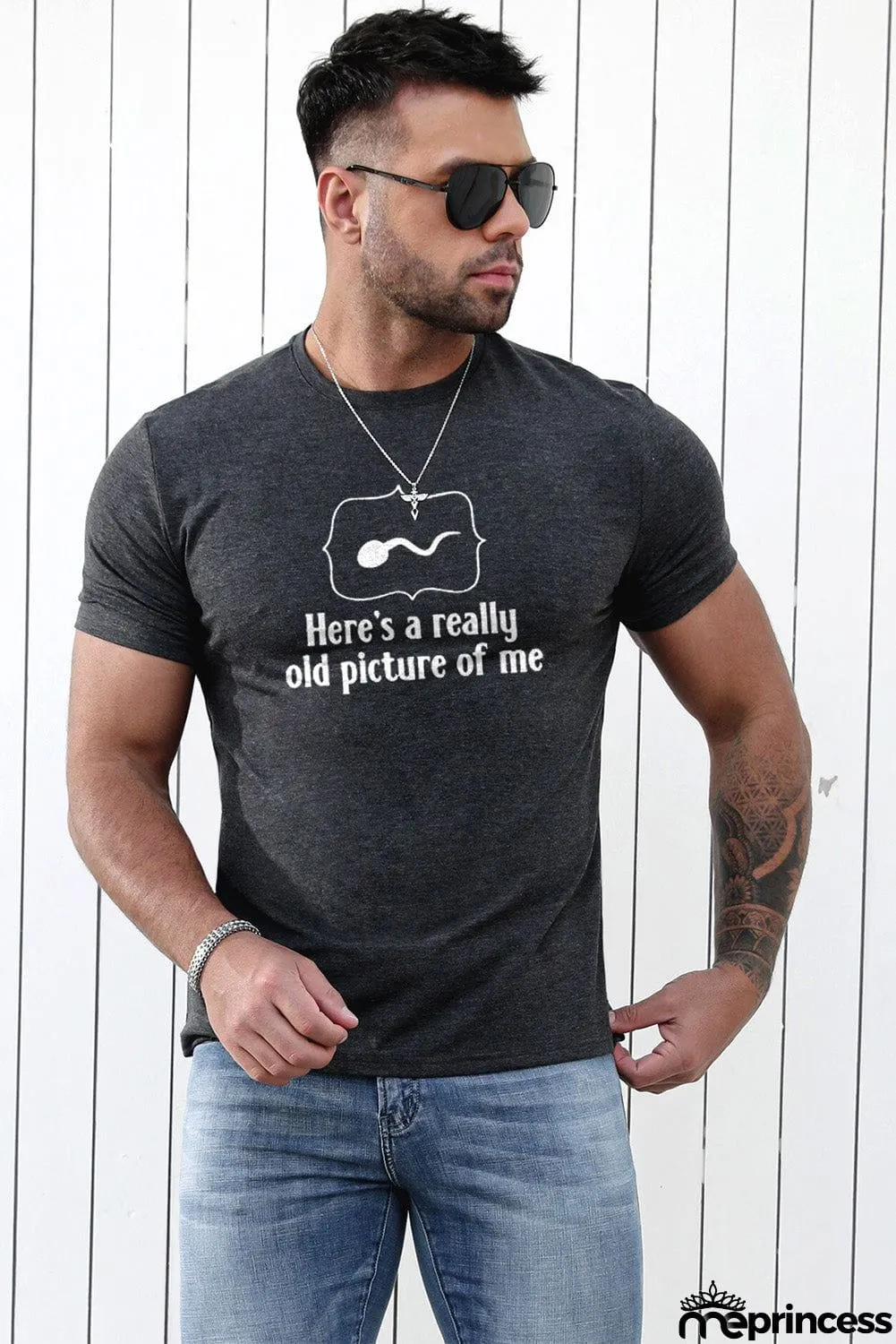 USA Flag Print Men's Tee