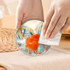 (US Local)[Upgrade]4Pcs Acrylic Special Shape Butterfly DIY Waterproof Diamond Painting Coaster