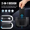 Car trash can Car trash can door storage box built-in garbage bag